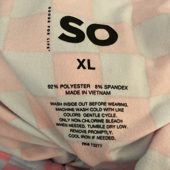 NWT!!👗Juniors XL Bodycon Cross Rib Halter Mini Pink/Blue Checkered Dress - Picture 6 of 7